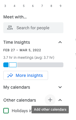 Google Calendar Add Other Calendars