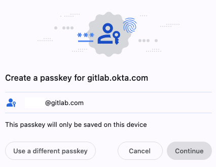 Okta Chrome Passkey