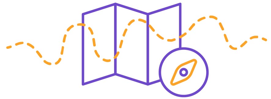 GitLab journey path illustration