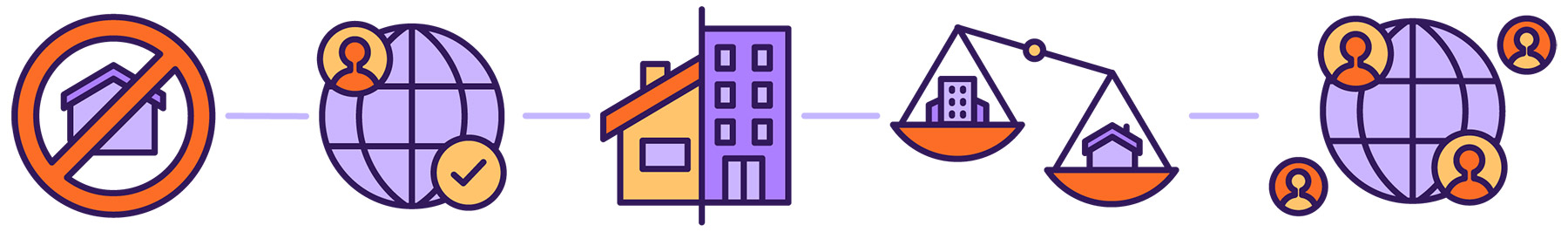 GitLab remote work spectrum illustration