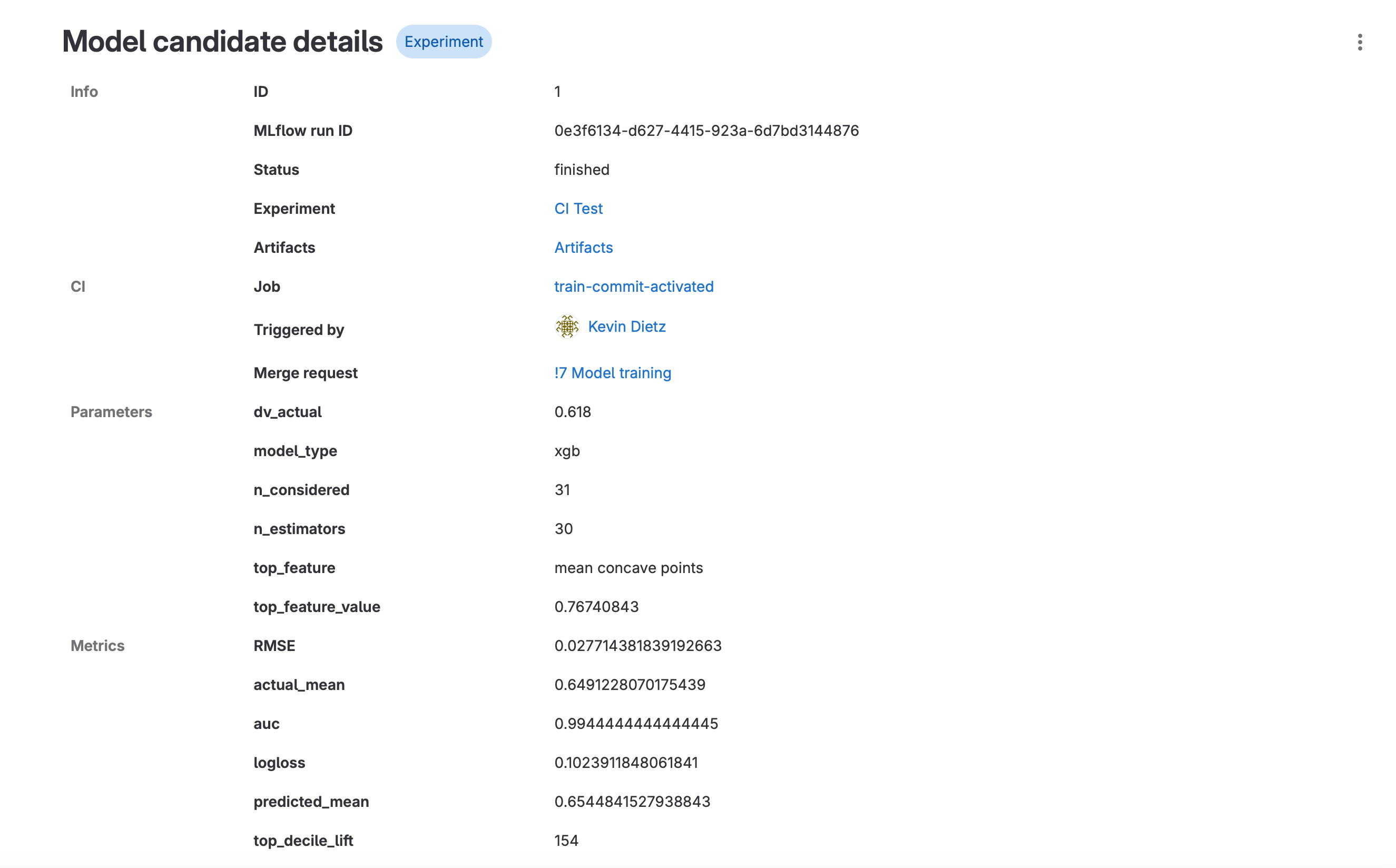 Experiment Tracker