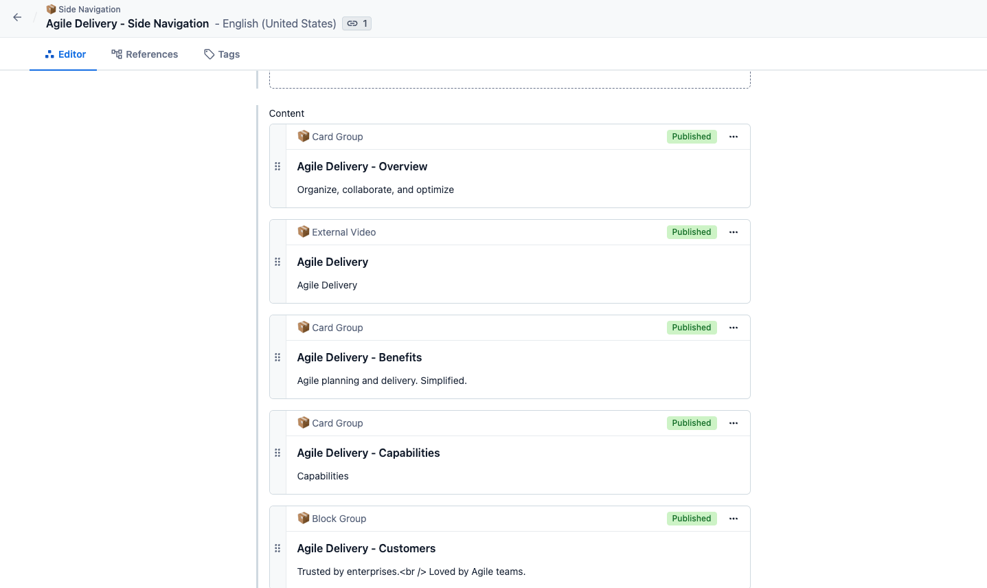 How to include components within a Sidenav