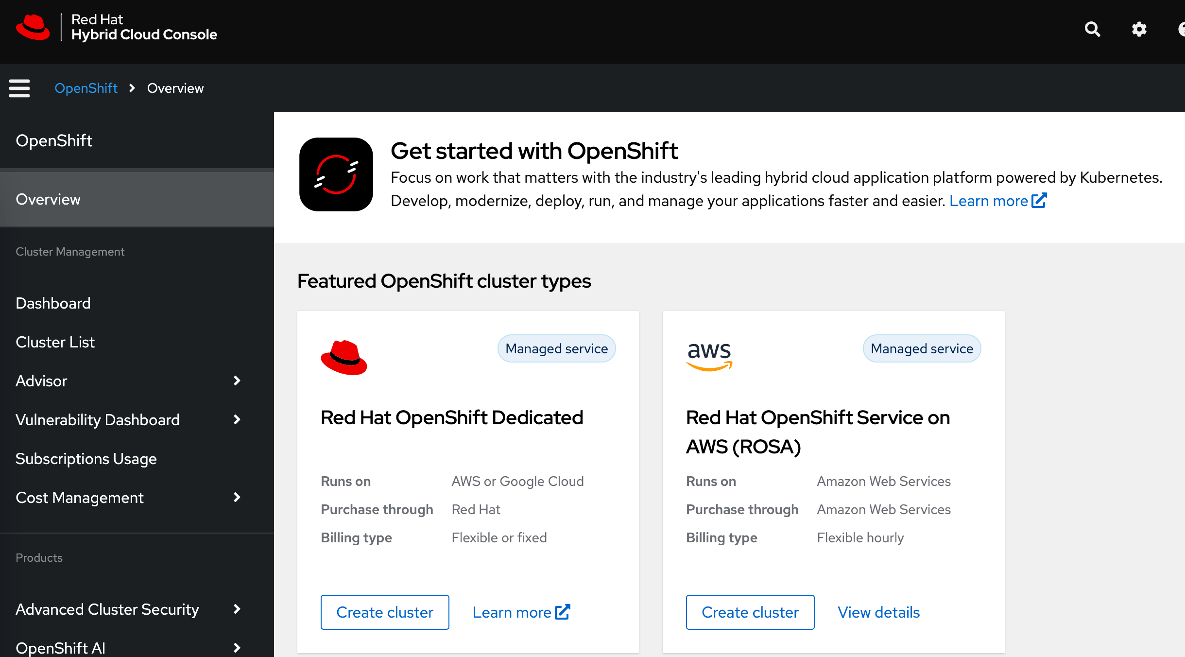 redhat-overview