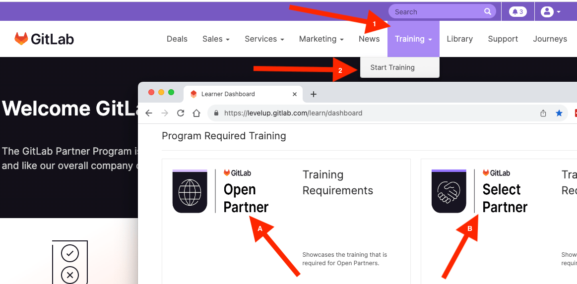 Start Training from the Partner Portal